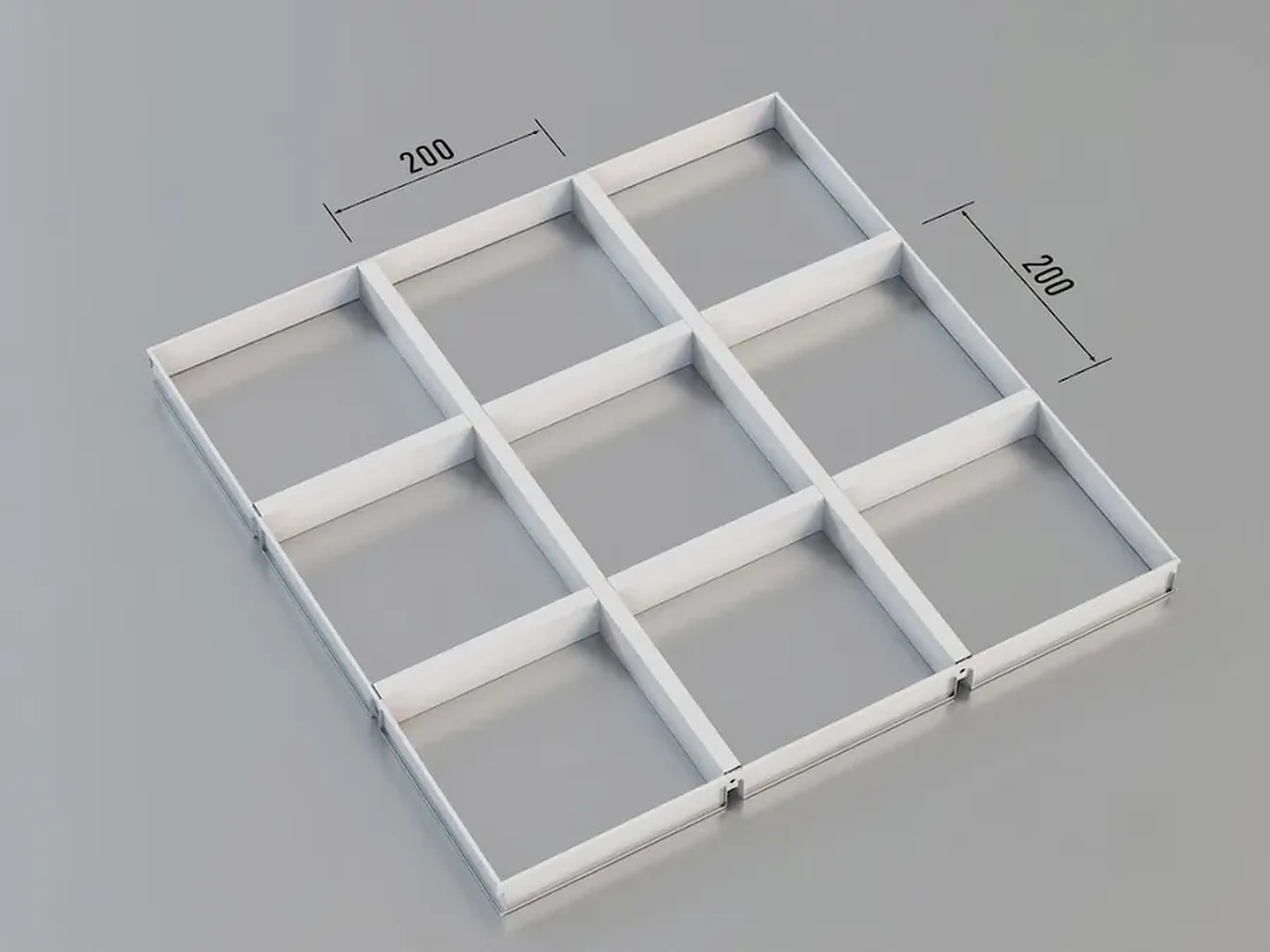 Грильято GL 200×200 — Потолки грильято